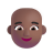 Woman-Bald-3d-Medium-Dark icon