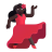 Woman-Dancing-3d-Dark icon