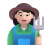 Woman Farmer 3d Light icon