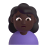 Woman-Frowning-3d-Dark icon