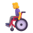 Woman-In-Manual-Wheelchair-3d-Default icon