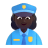 Woman-Police-Officer-3d-Dark icon