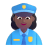 Woman-Police-Officer-3d-Medium-Dark icon
