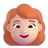 Woman-Red-Hair-3d-Light icon