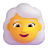 Woman White Hair 3d Default icon
