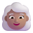 Woman White Hair 3d Medium icon