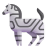 Zebra-3d icon