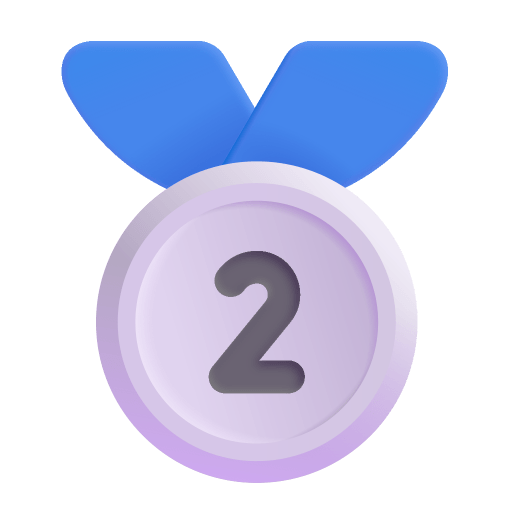 2nd-Place-Medal-3d icon