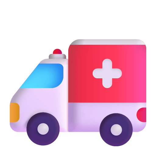 Ambulance-3d icon