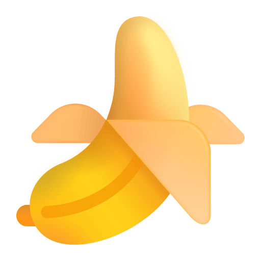 Banana-3d icon