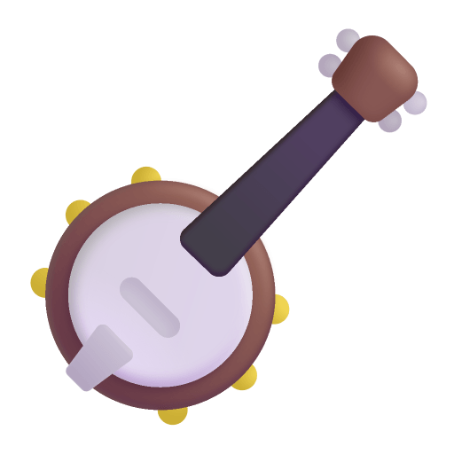 Banjo 3d icon