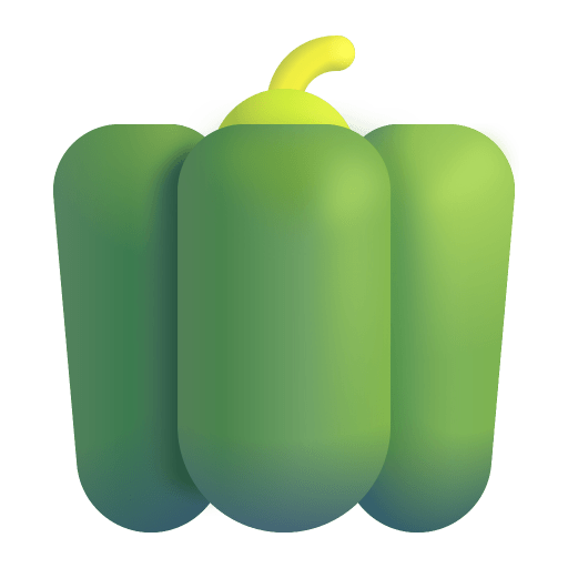 Bell Pepper 3d icon
