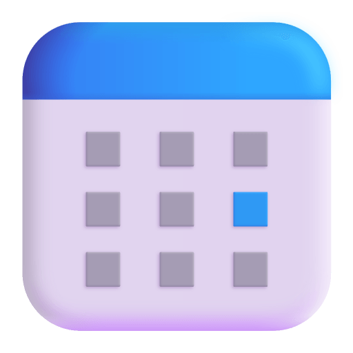 Calendar-3d icon