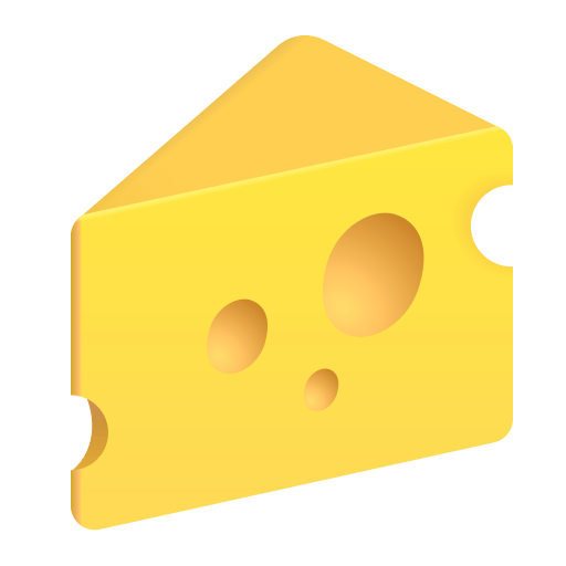 Cheese-Wedge-3d icon