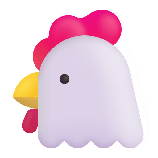Chicken-3d icon