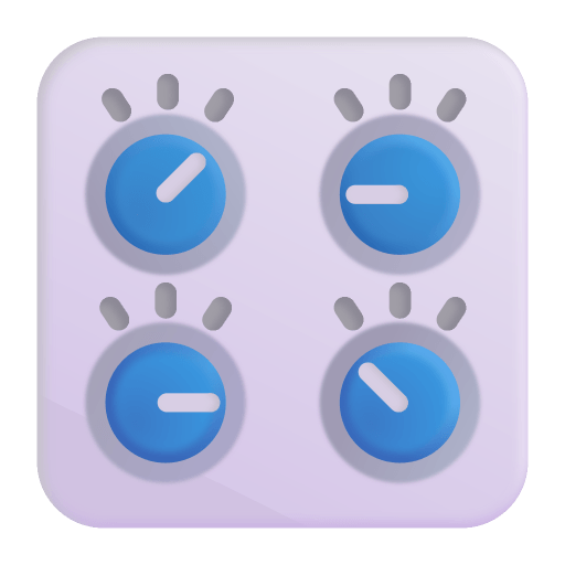 Control-Knobs-3d icon