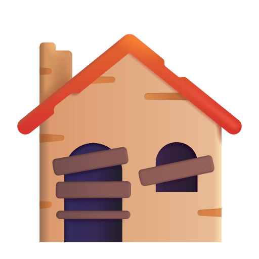 Derelict House 3d icon