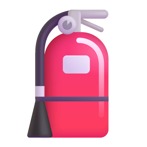 Fire Extinguisher 3d icon