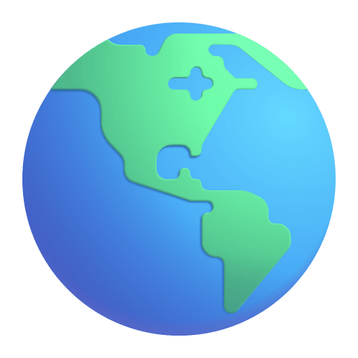 Globe-Showing-Americas-3d icon