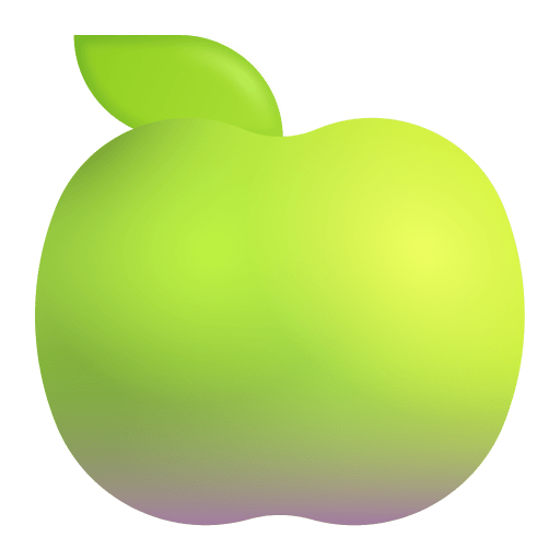 Green Apple 3d icon