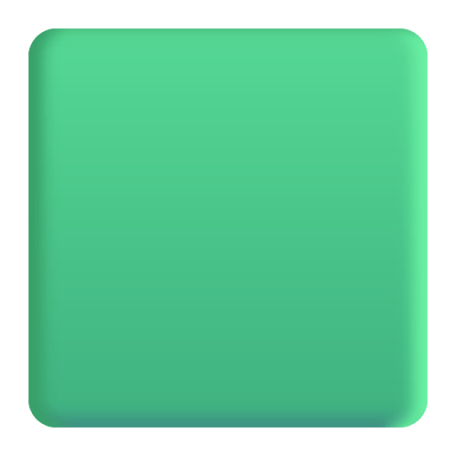 Green Square 3d icon