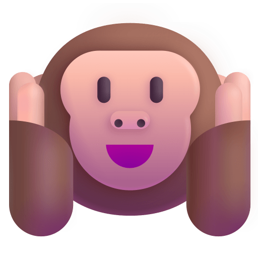 Hear-No-Evil-Monkey-3d icon