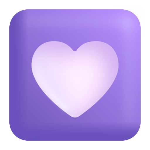 Heart-Decoration-3d icon
