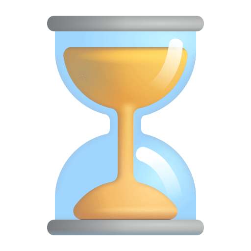 Hourglass-Not-Done-3d icon