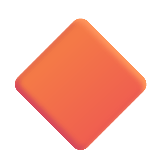 Large-Orange-Diamond-3d icon
