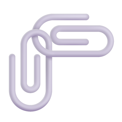 Linked-Paperclips-3d icon