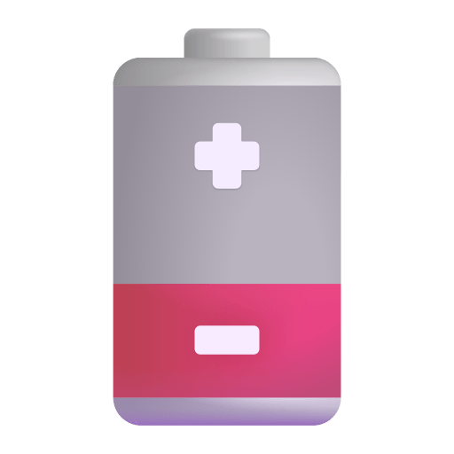 Low-Battery-3d icon