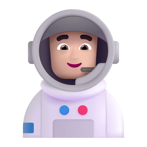Man-Astronaut-3d-Light icon