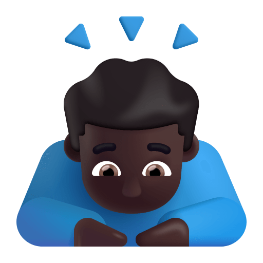 Man-Bowing-3d-Dark icon