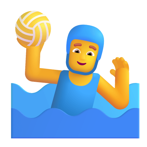 Man Playing Water Polo 3d Default icon