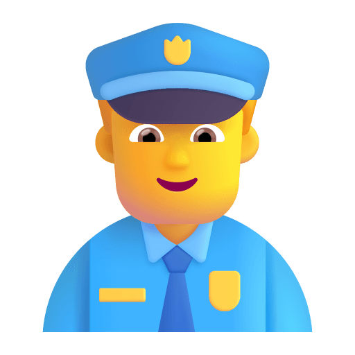 Man-Police-Officer-3d-Default icon