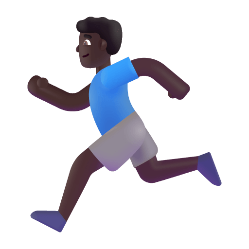 Man-Running-3d-Dark icon