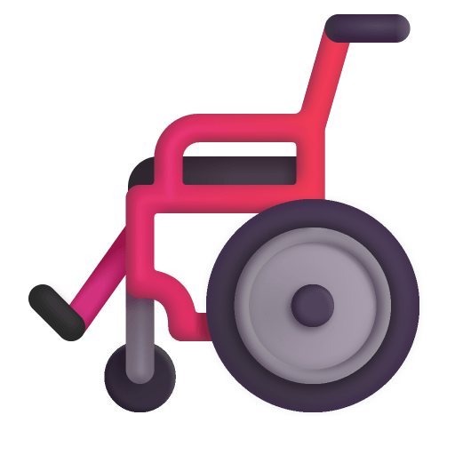Manual-Wheelchair-3d icon