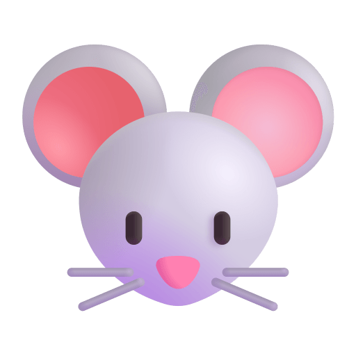 Mouse-Face-3d icon