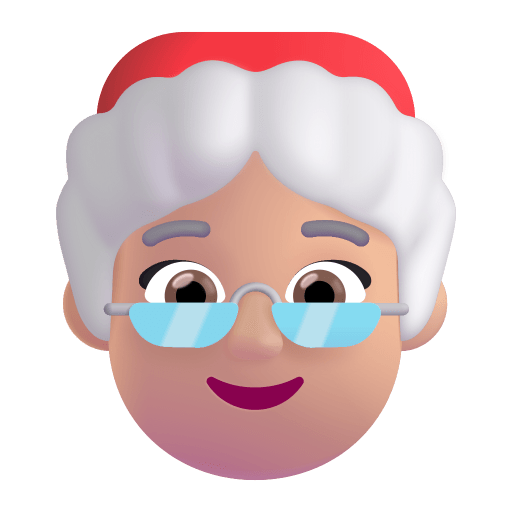 Mrs-Claus-3d-Medium-Light icon