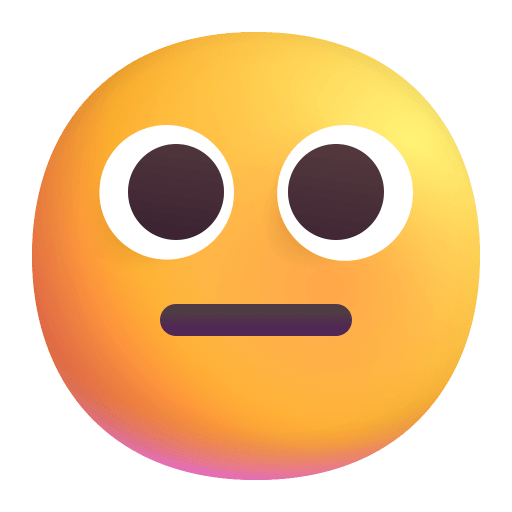 Neutral-Face-3d icon