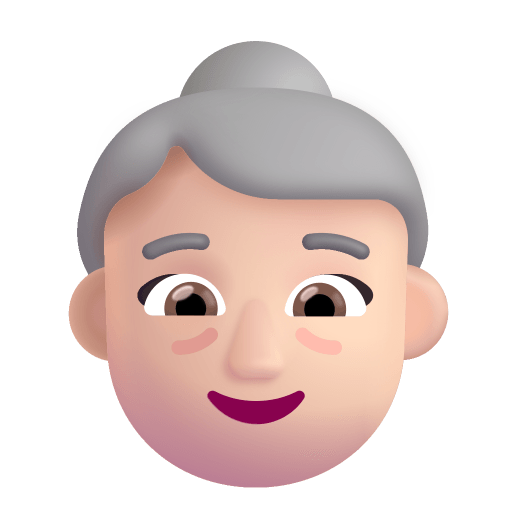 Old-Woman-3d-Light icon