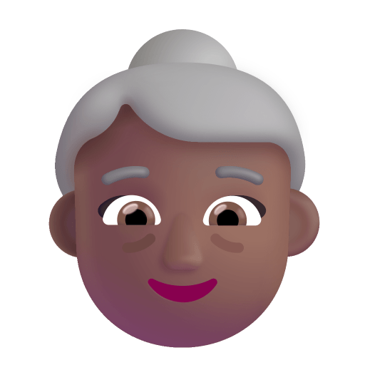 Old-Woman-3d-Medium-Dark icon