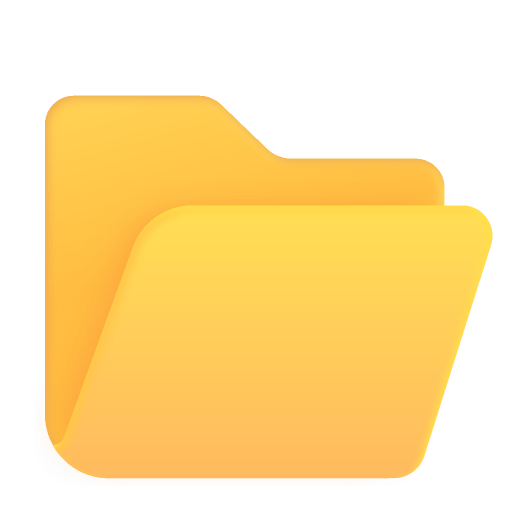 Open-File-Folder-3d icon
