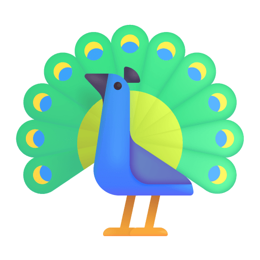 Peacock-3d icon