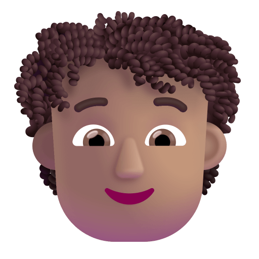 Person-Curly-Hair-3d-Medium icon