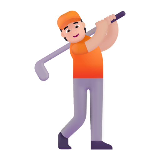 Person-Golfing-3d-Light icon