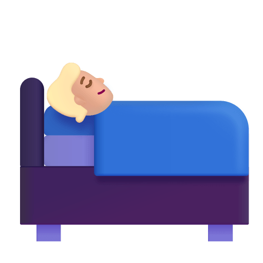 Person-In-Bed-3d-Medium-Light icon