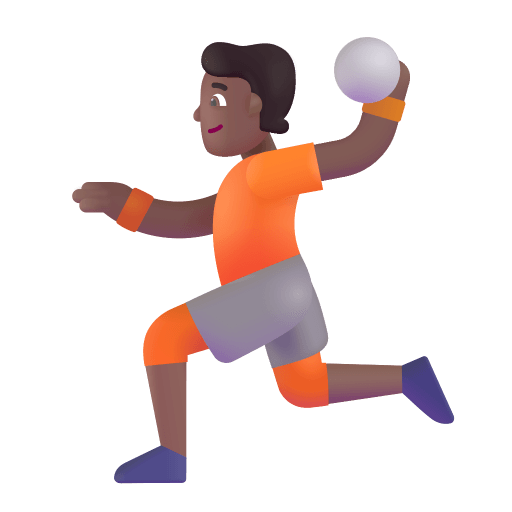 Person-Playing-Handball-3d-Medium-Dark icon