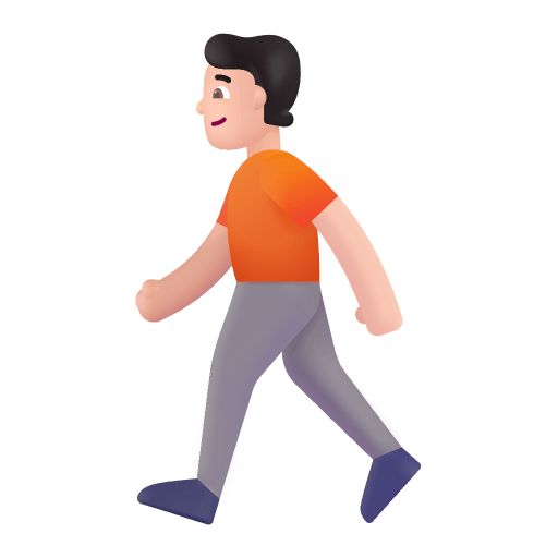 Person-Walking-3d-Light icon