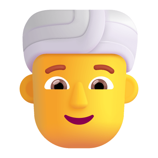 Person-Wearing-Turban-3d-Default icon